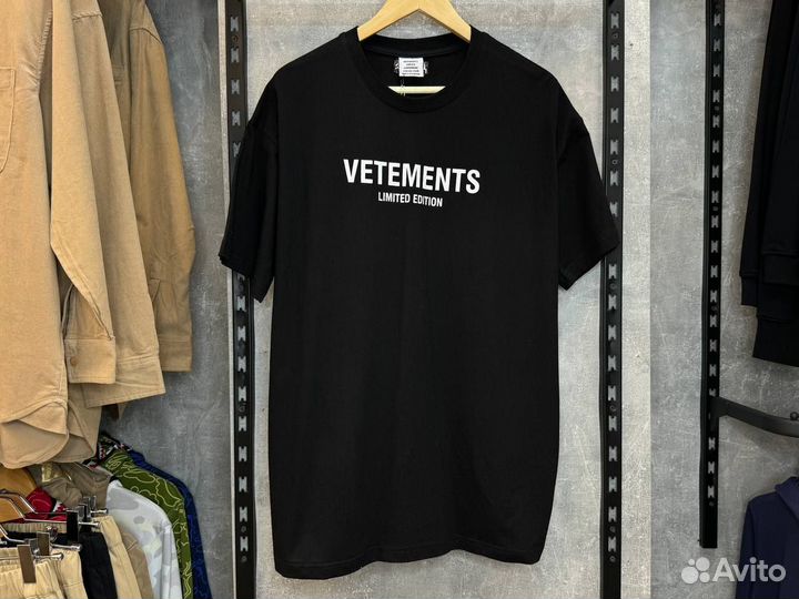 Футболка Vetements Оверсайз Оригинал-качества