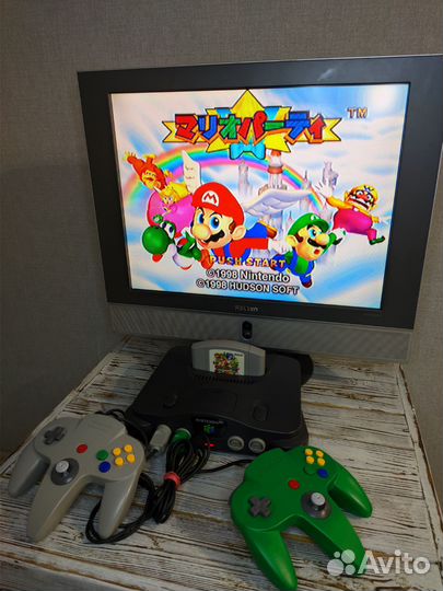 Nintendo 64 rgb + expansion pak + 2 геймпада