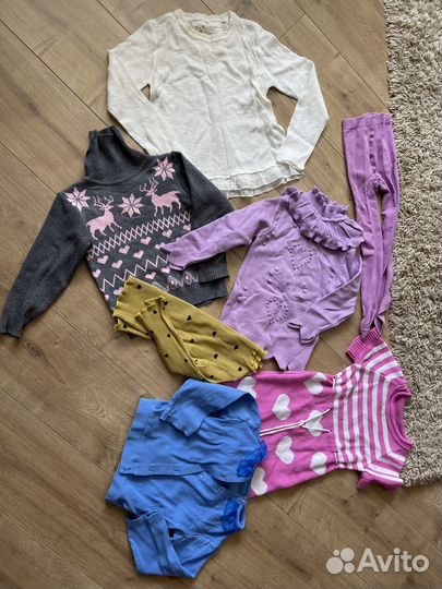 Большой пакет одежды для девочки 104 р-р