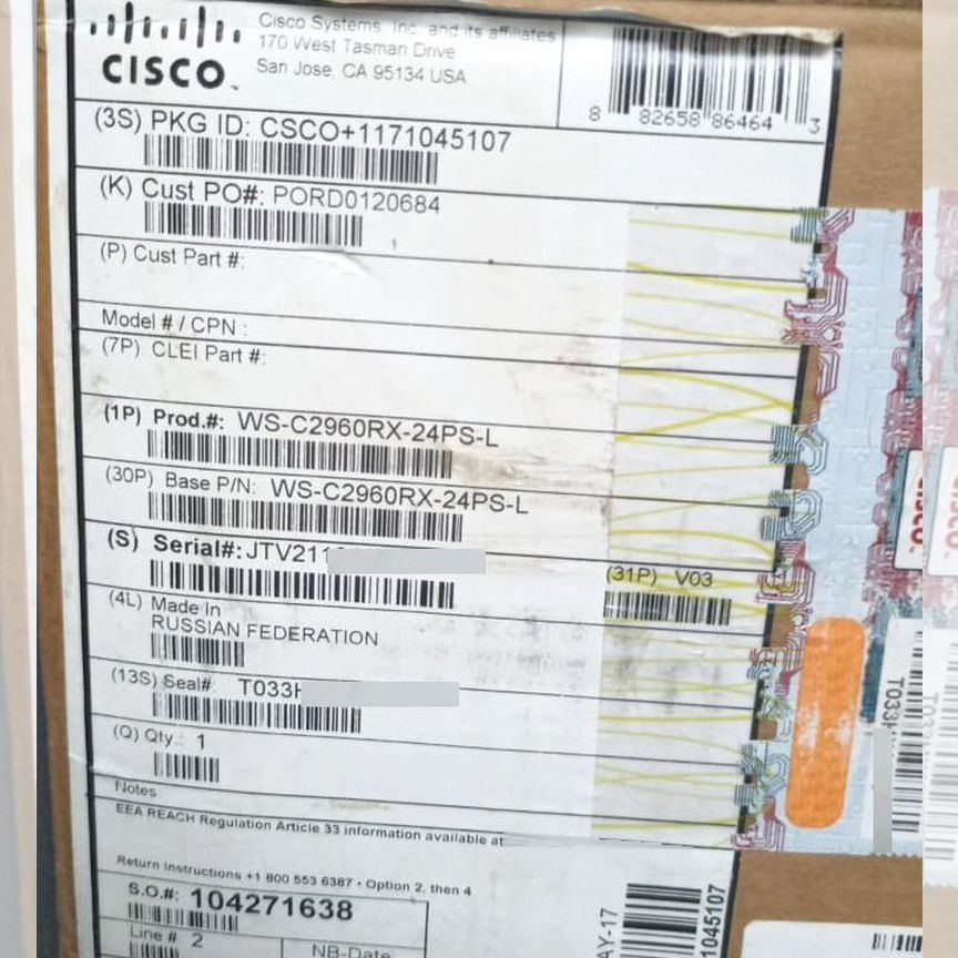 [WS-C2960RX-24PS-L] Коммутатор Cisco Ws-C2960rx-24ps-L
