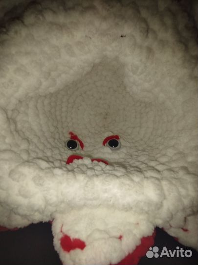 Игрушка осьминог вязанная