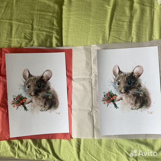 Картина постер мышонок