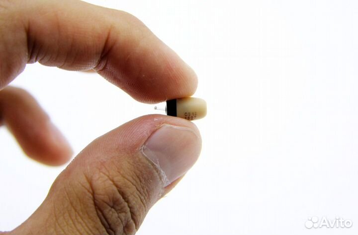 Микронаушник Капсула Bluetooth 4.0 с выносным микр