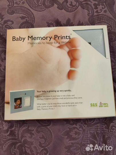 Baby memory prints альбом с отпечатком