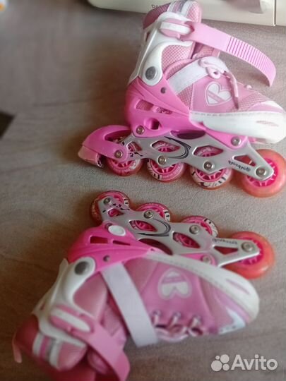 Роликовые коньки детские раздвижные