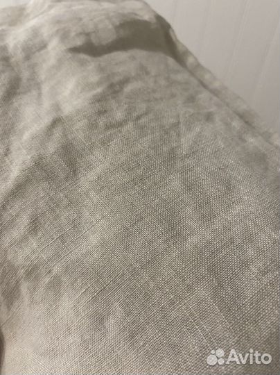 Простынь на резинке детская лён