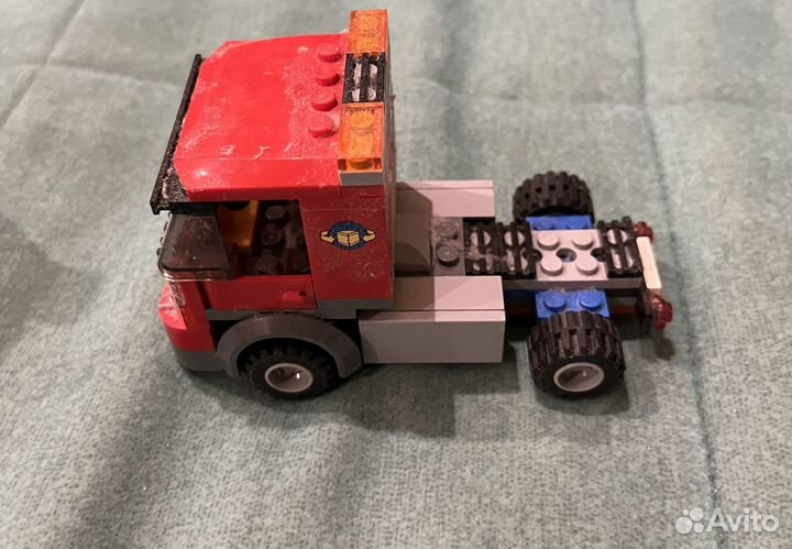 Lego 7939 Жёлтый грузовой поезд