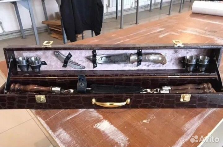 Подарочный набор шампуров для мужчин