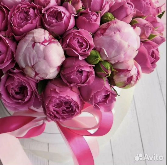 Букет из пионов, цветы с доставкой букеты