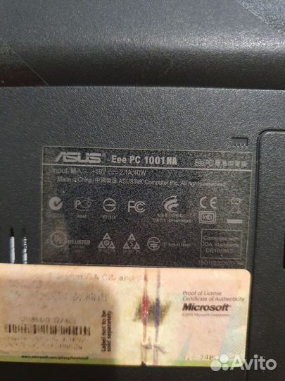 Нетбук asus Eee PC 1001 HA