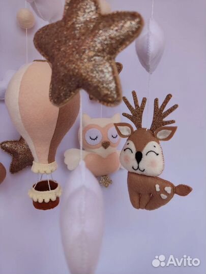 Мобиль на кроватку новый