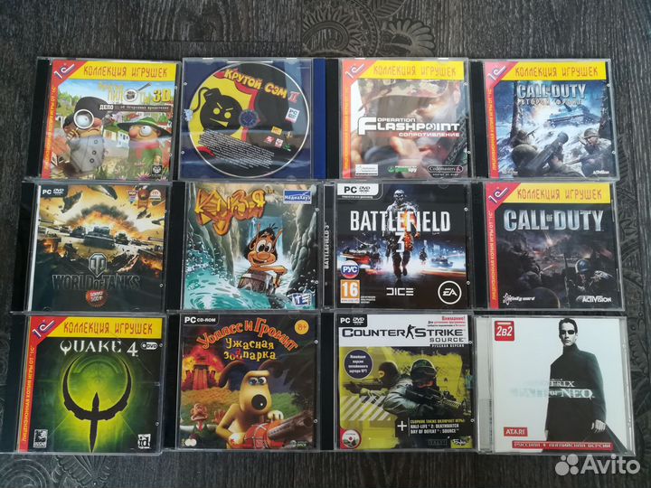 Компьютерные диски с играми на пк