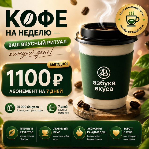Абонемент Азбука Вкуса