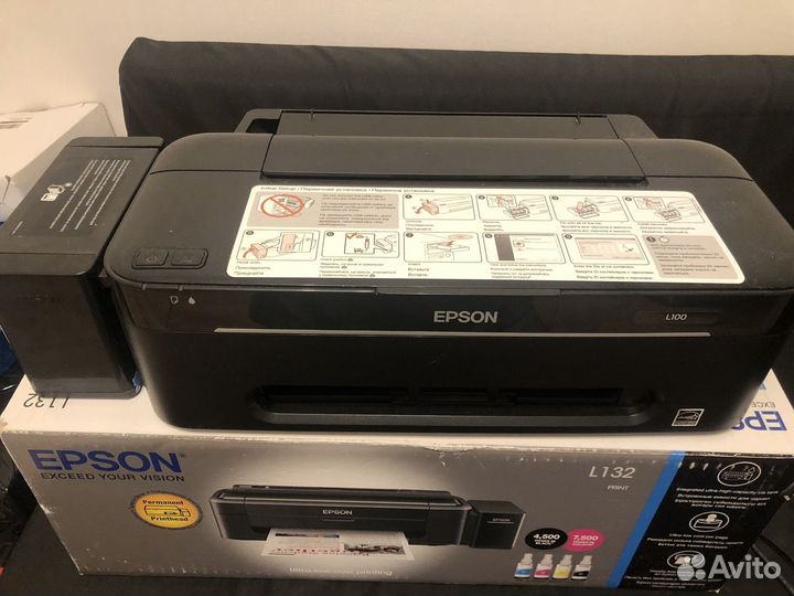 Принтер epson l100 для сублимации и термопресс