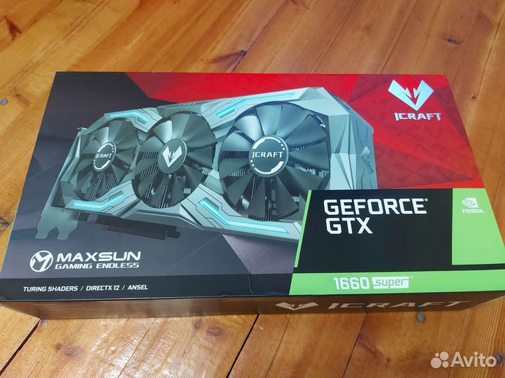 Видеокарта Maxsun GTX 1660 Super