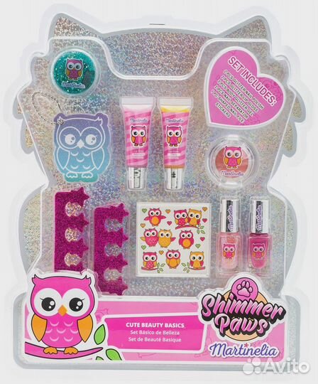 Набор косметики Martinelia Пушистые лапки Сова 610