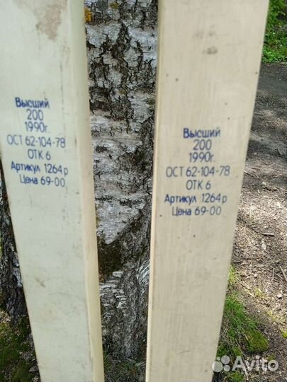 Лыжи пластиковые