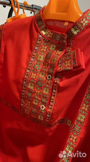 Русская народная рубашка косоворотка орнамент
