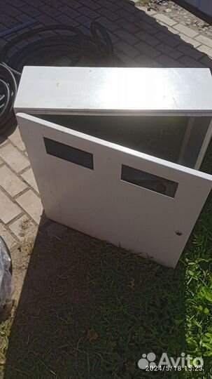 Шкаф металлический 600/600/200мм. монтажной платой