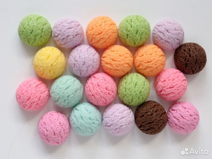 Шарики мороженого декоративные