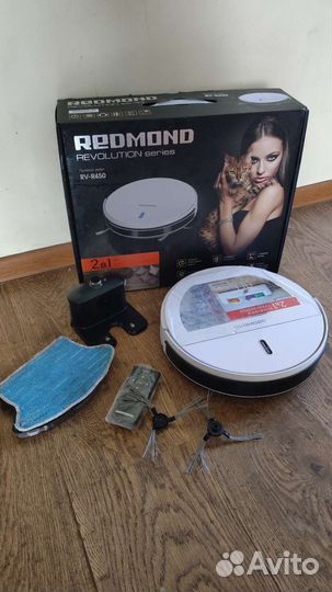 Робот пылесос redmond rv r450