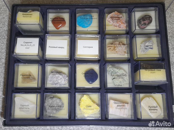 Камни и минералы коллекция