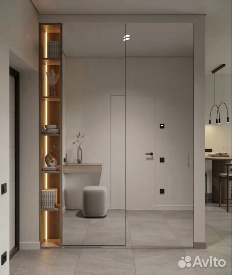 Шкаф купе с зеркалом