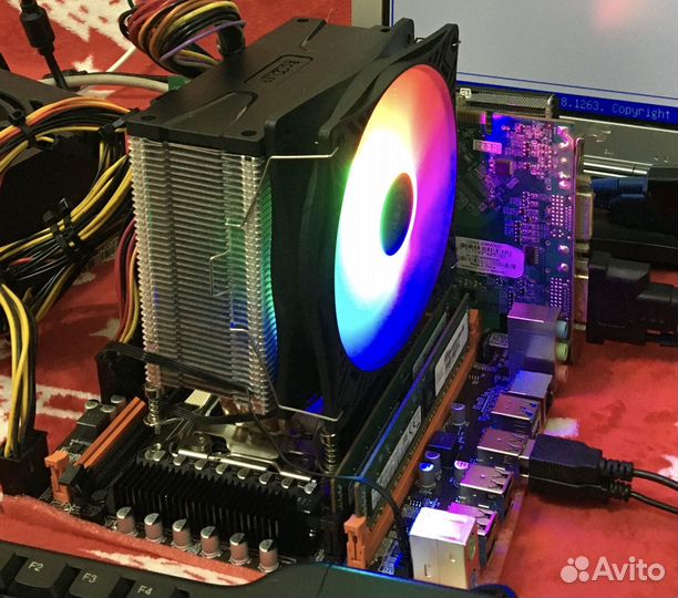 Материнка+ проц (24 потока) + 16 гб опер.+ Кулер