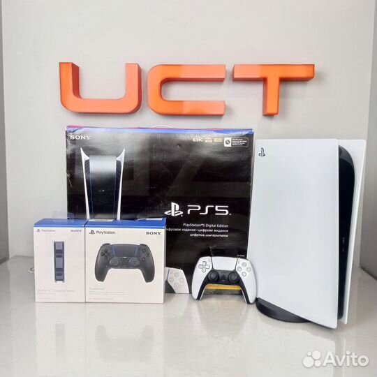 Консоль Sony Playstation 5 825Гб + 2 геймпад