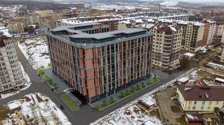 2-к. квартира, 77,3 м², 11/12 эт.