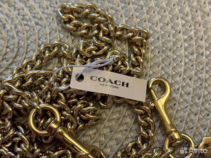 Цепочка ремешок для сумки Coach оригинал