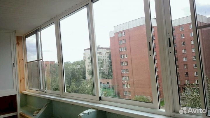 Алюминиевые окна на балкон