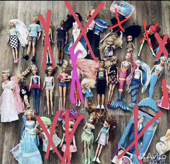 Барби, Кен, Монстр Хай, Братс, феи Винкс, Дисней