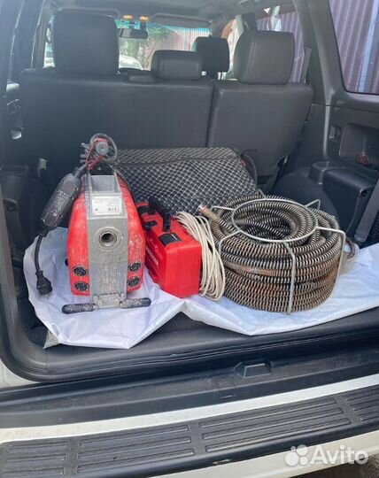 Устранение засоров, прочистка канализации