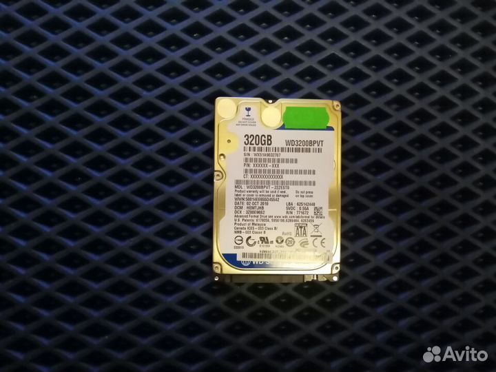 Жесткий диск для ноутбука 2.5 320 гб