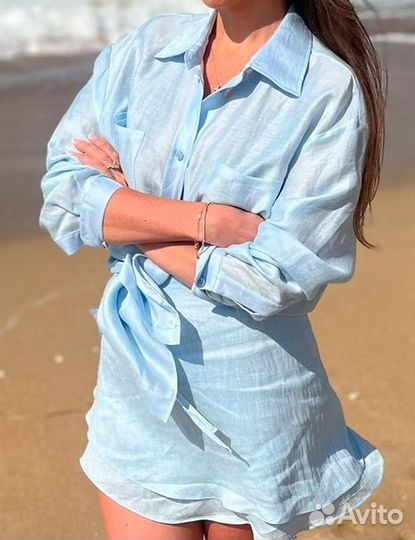 Летний льняной костюм resort all year. Оригинал