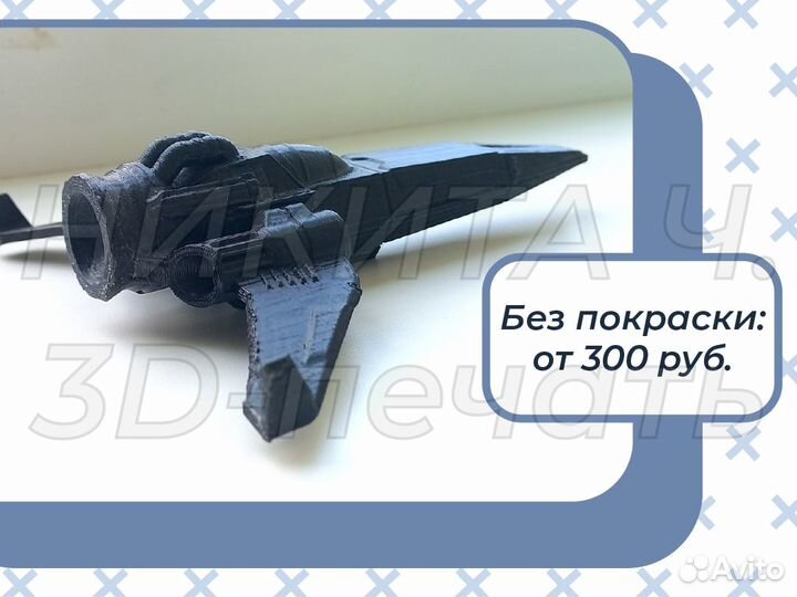 3д печать + моделирование по чертежу