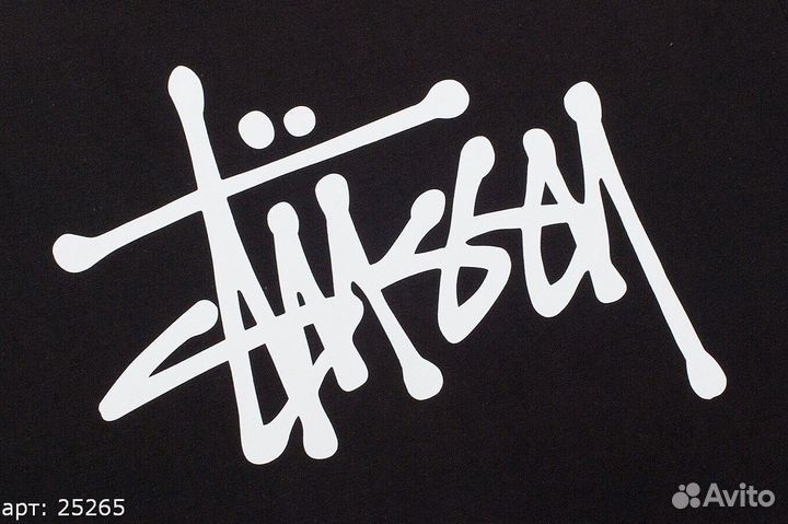 Футболка Stussy msk type Чёрная