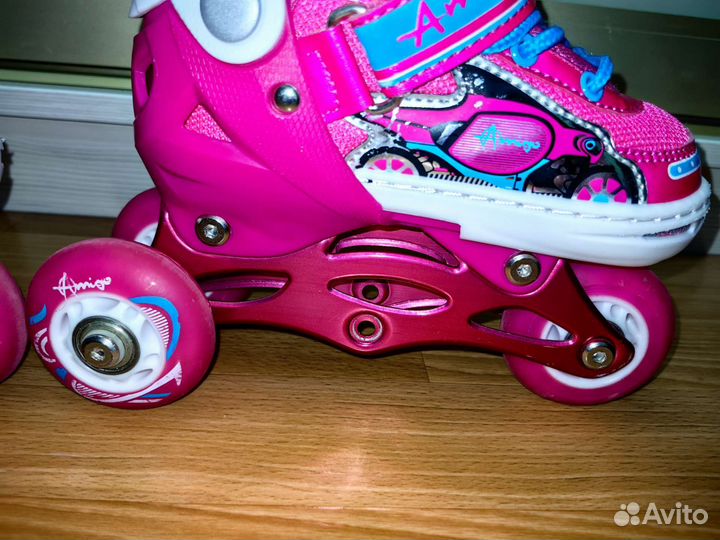 Роликовые коньки детские раздвижные