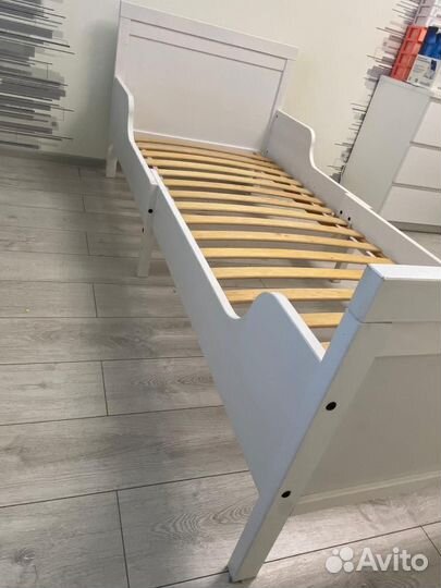Детская кровать IKEA раздвижная сундвик