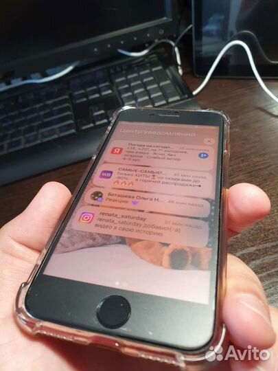 Гидрогелевая матовая пленка iPhone se