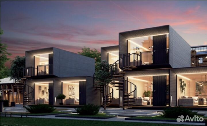 Модульная гостиница для самостоятельной сборки