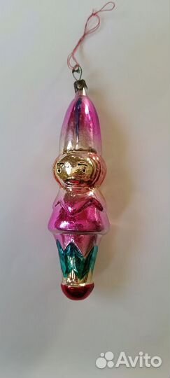 Коллекционные елочные игрушки стекло СССР