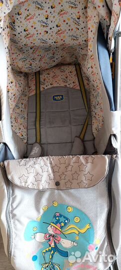 Детские санки коляска ника