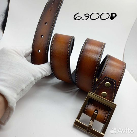 Ремень мужской из кожи крокодила,питона,крс,мрс