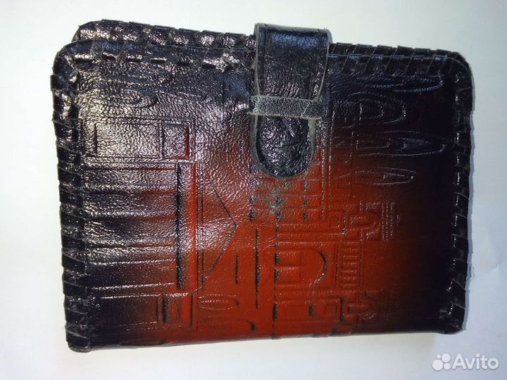 Бумажник мужской кожаный