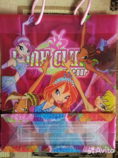 Пакет новый, пластиковый бренд Винкс