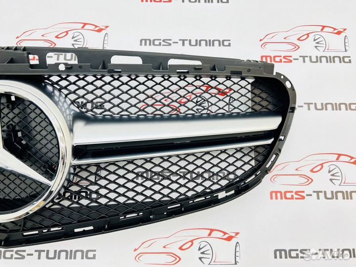 Решетка на Mercedes e-class 212 в стиле e63 chrome