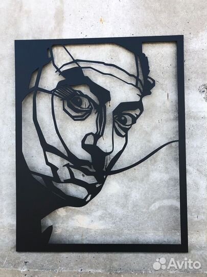 Пейзаж из металла на стену