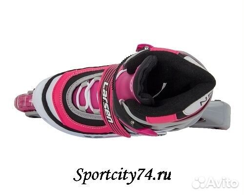 Роликовые коньки раздвижные Larsen Nero розовые (3